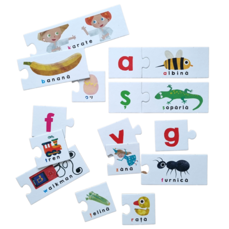 Headu Montessori - Joc Tactil Abc Romana - imagine 7